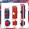 4th of July Tiered Tray Decorations, 3 Pcs Patriotic Wooden Block Set – Red White & Blue Memorial Day, Independence Day, Veterans Day Tabletop Centerpieces for Home & Office